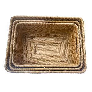 กล่องเก็บของหวายทอมือที่มีสไตล์ได้รับการออกแบบใหม่สำหรับห้องใดก็ได้โดยตรงจากโรงงานเวียดนาม - Product Image 2