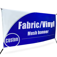 Publicité Pvc Vinyle Maille Flex Polyester Tissu Clôture Bannière Conception Matériel D'impression Extérieur Suspendu Personnalisé Maille Bannière