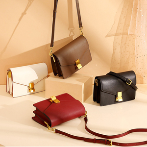 Sac di lusso in vero cuoio borse di marca del progettista flap blocco tessuto cross bodybags sacchetto di spalla borse delle donne della borsa - Product Image 1