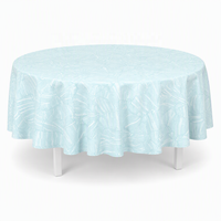 Nouvelle Nappe Ronde en Plastique PE/PEVA/EVA de Haute Qualité 2026, Poids Personnalisable, Durable, pour la Distribution