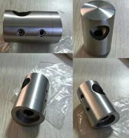 Conector de Fijación de Tubo de Acero Inoxidable 304 316, Soporte de Varilla para Pasamanos, Barandilla y Balaustrada