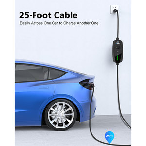 3.5KW TSL เครื่องชาร์จ EV แบบพกพา16A ชาร์จ EVSE เครื่องควบคุมสายเคเบิล5ม. nacs สถานีชาร์จรถยนต์กลางแจ้ง - Product Image 4