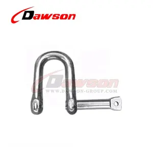 DIN-shackle with slotted pin