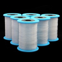 Fil de ligne de poisson 0.2-1mm fil de cordon de perles en Nylon solide non extensible pour la fabrication de bijoux à bricoler soi-même