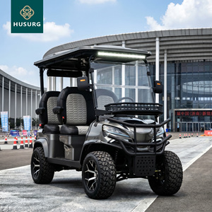 Chariot de golf électrique mobile pour la vente de nourriture et de boissons, avec compartiment de rangement, 4 roues, léger, facile à déplacer, usage commercial, CE - Product Image 1
