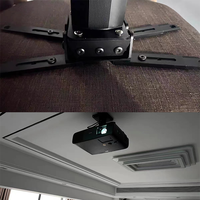 Support de plafond universel télescopique mécanique pour projecteur, support télescopique pour projecteur laser d'ingénierie, capacité de charge élevée