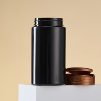 Bouteille en plastique PET de qualité alimentaire 100 ml, vide, pour l'emballage de comprimés de vitamines, approvisionnement en gros