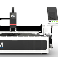Machine de découpe laser à fibre 1500W CNC pour tôles et tubes métalliques, formats DXF DWG AI PLT, haute vitesse, refroidissement par eau
