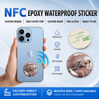 13.56MHz ISO14443A NFC Forum Tip 2 Etiket NFC213 NFC215 NFC216 Temassız RFID Etiketi Erişim Kontrolü Ödeme Otel Anahtarı için