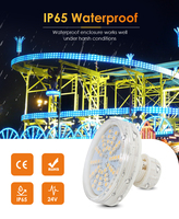 Lampes décoratives à points populaires Decorlite Cabochon 60mm de diamètre 24V E14 LED RGB 48 pièces IP65 en plastique pour parcs à thème