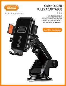 JOKADE Vente directe d'usine Console centrale de voiture <span class=keywords><strong>Support</strong></span> de poussée Fixation pratique du téléphone pendant la conduite, <span class=keywords><strong>support</strong></span> de téléphone stable dans la voiture - Product Image 3