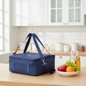 Sac de livraison de pizza en gros, sac isotherme promotionnel en film d'aluminium <span class=keywords><strong>et</strong></span> tissu Oxford 420D, personnalisable avec logo <span class=keywords><strong>et</strong></span> fermeture éclair - Product Image 3