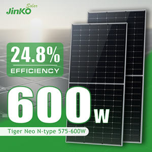 JINKO แผงเซลล์แสงอาทิตย์ชนิด N-Type 575W 580W 585W 590W 600W ชุดแผงเซลล์แสงอาทิตย์ monocrystalline <span class=keywords><strong>ราคา</strong></span>ครึ่งเซลล์ Topcon รับประกัน30ปี - Product Image 1