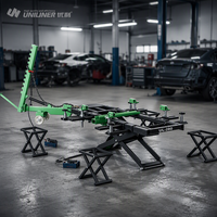 Banc d'alignement de châssis UL-280 à double vérin ultra-mince pour la réparation de carrosseries en atelier