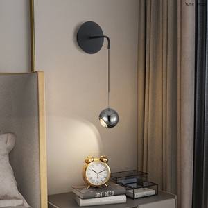 <b>Modern</b> Nordic Art Indoor Sensor-Control Warm White LED Wall <b>Lamp</b> for Living Room Bedroom Hotel Corridor <b>Bedside</b> Use - Product Image 4