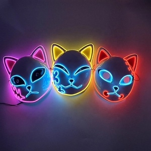 Demone Slayer <span class=keywords><strong>maschera</strong></span> di volpe <span class=keywords><strong>maschera</strong></span> Hot <span class=keywords><strong>Anime</strong></span> Tanji Langqian coniglio vero riso Cosplay oggetti di scena Halloween LED <span class=keywords><strong>maschera</strong></span> - Product Image 6