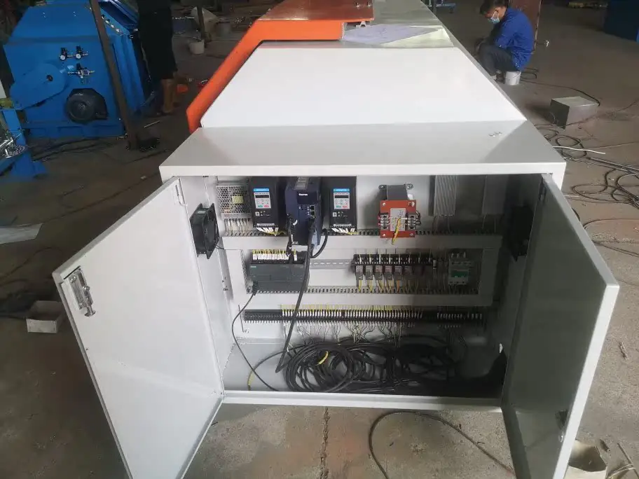 400mm PLC konsol tek büküm kablo üretim makinesi verimli kablo üretim ekipmanları