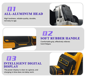 21V pin không dây không chổi than công nghiệp cấp chuyên nghiệp cầm tay điện mini Máy mài góc để đánh bóng mài cho tự làm - Product Image 6