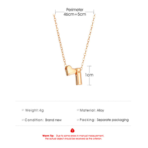 สร้อยคอรูปหัวใจตัวอักษรภาษาอังกฤษสำหรับผู้หญิง26ตัวสร้อยคอโชคเกอร์ตัวแรกของขวัญวันเกิดมิตรภาพ - Product Image 2