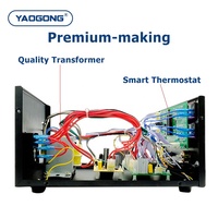 YAOGONG 5000 Outil de réparation de carte mère de téléphone avec fonction de mise en veille automatique, machine de test, alimentation variable, pistolet à air chaud, certifié CE