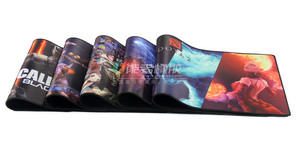 Tùy chỉnh vải vải nhuộm thăng hoa cao su <span class=keywords><strong>mousepad</strong></span> chơi game, chất lượng tốt nhất pad chuột - Product Image 2