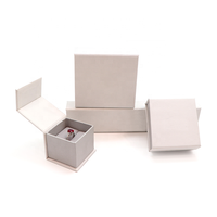 Boîte à bijoux en papier personnalisée de haute qualité, faible MOQ, pour bagues