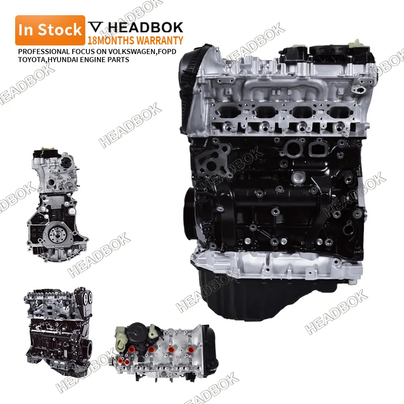 HEADBOK Original Used Complete Gasoline Engine EA888 Auto Motor Assembly For AUDI VW Sylphy