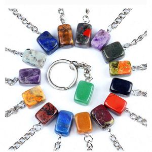 Llavero de cristal natural para mujer con cuentas de sanación Reiki y material de vidrio para calmar la ansiedad - Product Image 4