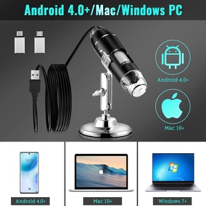 Professional Supplier Latest Optical Industrial Electron Digital USB 1600x 8 LED Illumination LCD Display CMOS Sensor X4-1600x D - Product Image 3