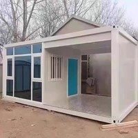 Conteneur en panneaux sandwich en acier galvanisé isolé, unité d'hébergement pour le camping, fonctions imperméables/anti-vent/anti-pourriture