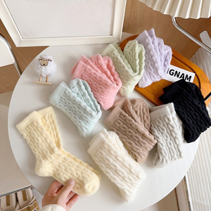 Fast Delivery <strong>Wholesale</strong> Women Girl Winter Fleece Indoor Inter Warm <strong>Fuzzy</strong> Fluffy <strong>Socks</strong> - Product Image 5
