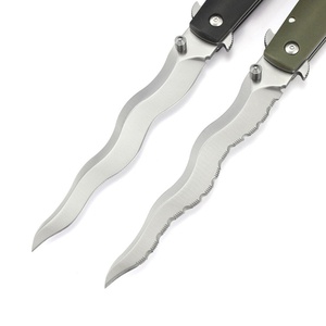 มีดพับอเนกประสงค์ CS TI-Tite6 Bent Snake สแตนเลสสตีล ด้ามไนลอน 205 มม. ปรับแต่งได้ตามต้องการ OEM สำหรับตั้งแคมป์ พกพาสะดวก - Product Image 3