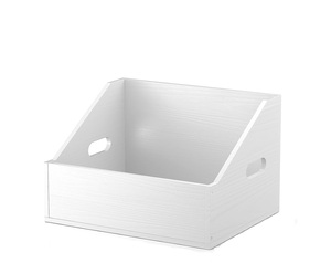 プレミアム無垢材折りたたみ式モダンで環境に優しいリビングルーム用レコード収納ラック（アルバムオーガナイザーとクレート付き） - Product Image 2