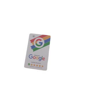 <span class=keywords><strong>Carte</strong></span> NFC Google Review, <span class=keywords><strong>carte</strong></span> PVC programmable à puce NTAG213/215 pour laisser un avis - Product Image 2
