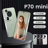 Teléfono Inteligente P70 Mini Original, Nuevo, en Oferta, de 4.0 Pulgadas, Doble SIM, Pantalla HD, Precio de Fábrica al por Mayor para Estudiantes