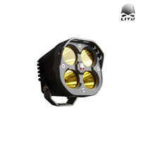 2023 LITU haute qualité 120W LED feux de conduite 5 pouces en aluminium carré LED projecteurs de travail tout-terrain 120W LED Pods Pajero Wrangler