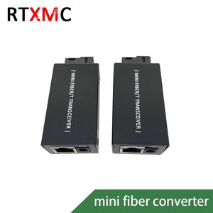 Convertisseur de média à fibre optique <span class=keywords><strong>MC</strong></span> 1F1E de petite taille, émetteur-récepteur simple, 25 km, SC 10/100M, monomode, fibre unique, 155M, 1310NM, 1550nm M - Product Image 2