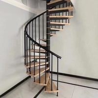 Escalier en spirale en acier CBMmart, vente chaude, escalier rond, escalier en spirale, extérieur, pour maison et villa