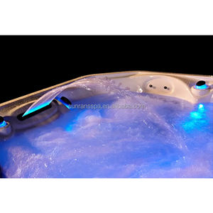 Sunrans hydrorelax 8ท่านอ่างน้ำร้อนอะคริลิคหรูหราอ่างอาบน้ำร้อนกลางแจ้งสระว่ายน้ำสปา - Product Image 4