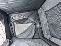 Tente de toit rigide à ouverture latérale en aluminium avec fenêtre TPU, 4 saisons, imperméable, pour Overlanding SUV 4x4