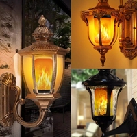 85-265V E26/E27/B22 5W LED effet de flamme ampoule de feu 4 modèles atmosphère barre de noël alimentation ca corps de lampe en plastique