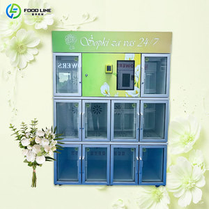 Máquina Expendedora Inteligente de Flores con 8 Puertas Refrigeradas de 2-10 Grados, Pantalla Táctil y Humidificación para la Venta de Flores Frescas - Product Image 1