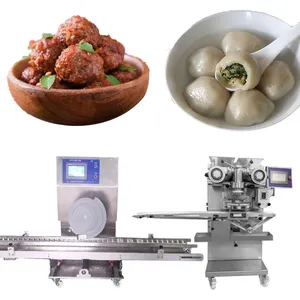 Commercial fish ball rounding machine Mexican Albondigas stuffing machine fish meat ball making machine