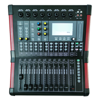 Mezclador de Audio Digital de 16 Canales D16, Equipo de Grabación USB Profesional con Pantalla Táctil