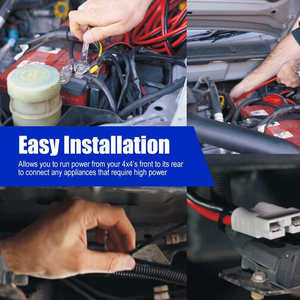 ヘビーデューティ6M 8AWG 50Aコネクタプラグケーブルワイヤーキットインラインヒューズバッテリー延長ケーブル4x4アプライアンス用 - Product Image 5