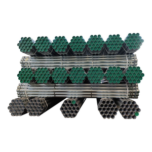 BS1387 200gsm pipa baja lasan ERW berlapis seng pipa baja HDG berlapis plastik panjang 6m perawatan permukaan galvanis - Product Image 3