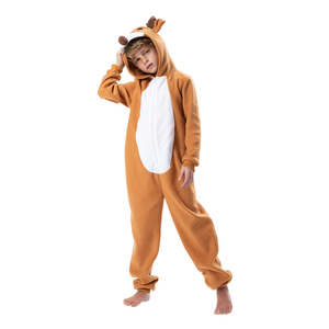 Pijama de Reno para Niños, Mono de Franela Suave con Diseño de Ciervo para Disfraces de Navidad y Ropa de Dormir - Product Image 6