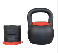 Kettlebell réglable Kettle Bell 5-en-1 en fonte Ensemble de kettlebell à poids réglable Premium Poids libres