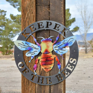 Abeille ferme Logo extérieur métal Art suspendu et Projection jardin décoration à la main abeille métal artisanat <span class=keywords><strong>pour</strong></span> les apiculteurs - Product Image 6