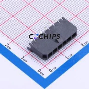 436500615 Wire-to-Board Pin Header Through hole Component (THT),P=3mm Connector 1x6P 3mm Through Hole Micro-Fit (MX 3.0) - Product Image 1